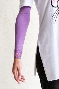 Modalamelif Dantelli Kolluk Lila