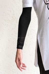 Modalamelif Dantelli Kolluk Siyah