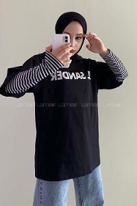 Modalamelif Jıl Sander Oversize T-Shirt Siyah