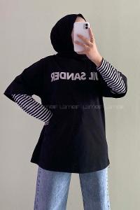 Modalamelif Jıl Sander Oversize T-Shirt Siyah