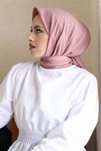 Modalamelif Pano Pamuk Eşarp Pudra