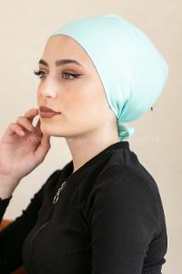 Modalamelif Dikişsiz Bağlamalı Penye Bone Mint Yeşili