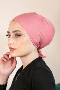 Modalamelif Dikişsiz Bağlamalı Penye Bone Pudra