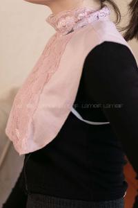 Modalamelif Lüx Dantelli Boyunluk Pudra