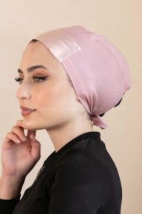 Modalamelif Penye Üstü Saten Bone Gül