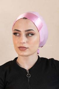 Modalamelif Penye Üstü Saten Bone Şeker Pembe