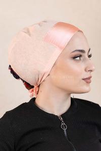 Modalamelif Penye Üstü Saten Bone Somon