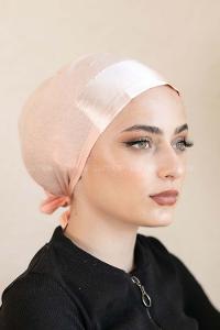 Modalamelif Penye Üstü Saten Bone Toz Pembe