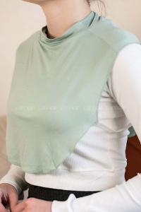 Modalamelif Düz Penye Boyunluk Çağla Yeşili