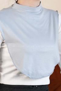 Modalamelif Düz Penye Boyunluk Gümüş Gri