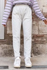 Modalamelif İki Yan Bağcık Detaylı Eşofman Gri