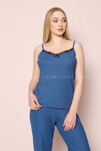 Modalamelif İndigo Askılı Pijama Takımı