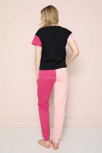 Modalamelif The Good Yazılı Garnili Şhort Pijama Takımı Siyah