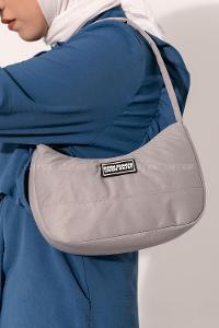 Lamelif Baguette El Ve Omuz Çanta Gri