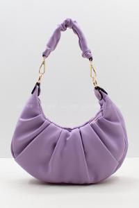 Modalamelif Kadın  Pİleli Der Kulplu El Omuz Bottega Lila
