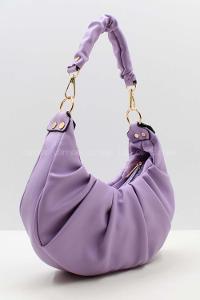 Modalamelif Kadın  Pİleli Der Kulplu El Omuz Bottega Lila