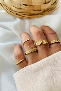 Modalamelif Osse 5li Eklem Set Yüzük