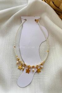 Modalamelif Yıldız Detay Boncuk Halhal