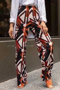 Modalamelif Bel Lastikli Bürümcük Kumaş Salaş Pantolon