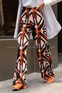 Modalamelif Bel Lastikli Bürümcük Kumaş Salaş Pantolon