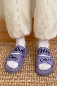 Modalamelif Kadın Günlük Triko Terlik Mor