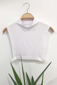 Modalamelif Düz Renk Sıfır Kol İçlik Beyaz