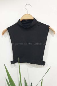 Modalamelif Düz Renk Sıfır Kol İçlik Siyah