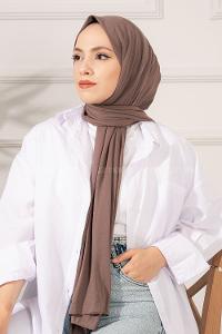 Modalamelif Koyu Vizonrengi Penye Şal