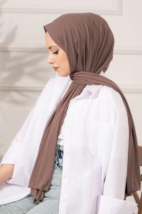 Modalamelif Koyu Vizonrengi Penye Şal