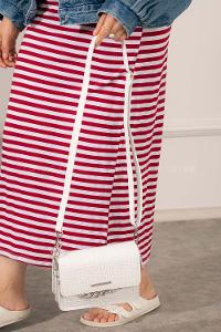 Lamelif Orse Model Aksesuarlı Çanta Beyaz