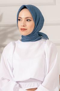 Modalamelif Yok Eşarp İndigo
