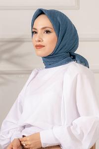 Modalamelif Yok Eşarp İndigo