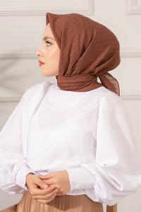 Modalamelif Yok Eşarp Kahverengi