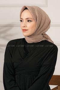 Modalamelif Yok Eşarp Koyu Vizon