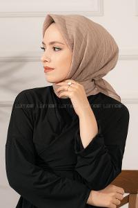 Modalamelif Yok Eşarp Koyu Vizon