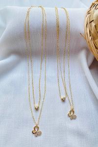 Modalamelif  Kelebek Kolye