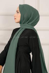 Modalamelif Koyu Çağla Yeşili Caz Şal