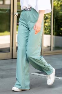 Modalamelif Brooklyn Yanı Çıtçıtlı Eşofman Mint