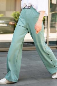 Modalamelif Brooklyn Yanı Çıtçıtlı Eşofman Mint