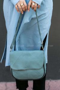 Modalamelif Deri Çanta Pastel Yeşili