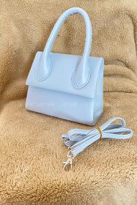 Modalamelif Kapak Kilitli Hilton Çanta Bebe Mavisi