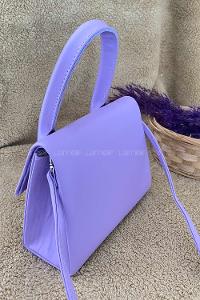 Modalamelif Kapak Kilitlih Hilton Çanta Lila