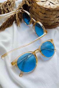 Modalamelif Mavi Rosa Kemik Çerçeve Güneş Gözlüğü