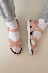 Modalamelif  Toka Kemer Model Sandalet Pudra