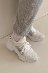 Modalamelif Yüksek Taban Beyaz Spor Ayakkabı