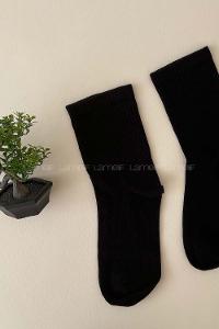Lamelif Kolej Çorap Siyah