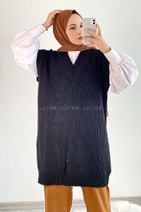 Black V Neck Knitwear Knitwear