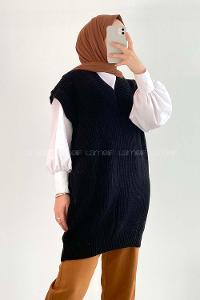 Black V Neck Knitwear Knitwear