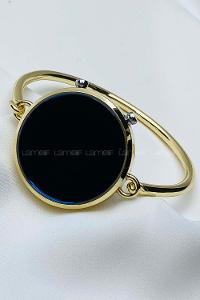 Modalamelif Gold Kelepçe Bileklik Saat