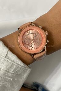 Modalamelif Pudra Deri Kordon Kol Saati